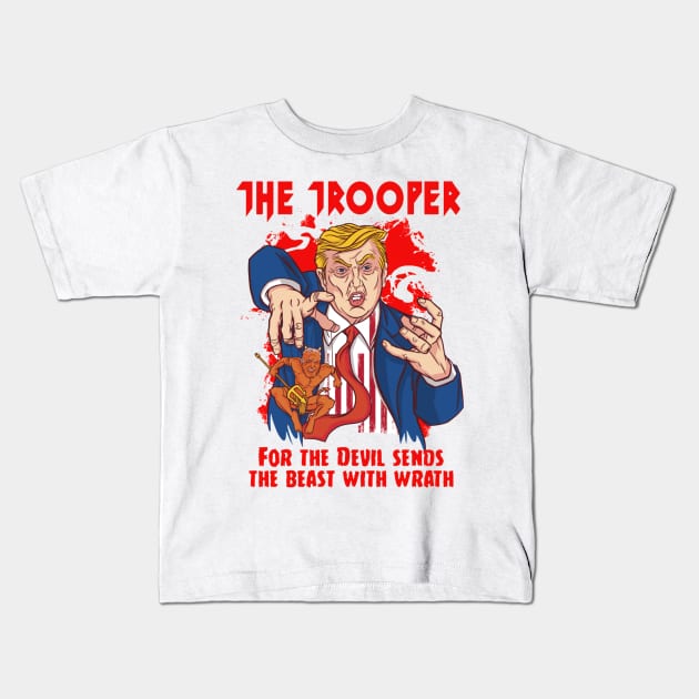 Trump troopers Kids T-Shirt by Roro's Water Heaters